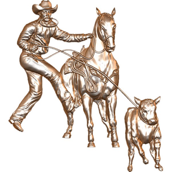 Calf Roper Clay