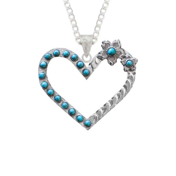 Vaquera Love Custom Heart Pendant