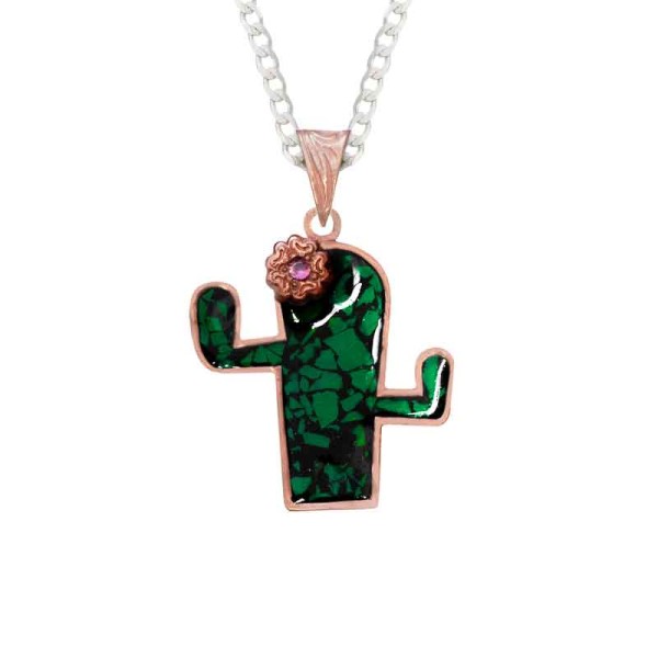 Wild West Cactus Pendant